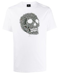 PS Paul Smith Graphic Skull Print T Shirt