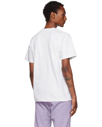 Saintwoods Gray Graphic T Shirt