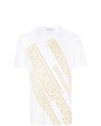 Versace Collection Greek Key Print T Shirt