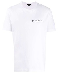 Versace Gv Signature Print T Shirt