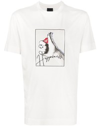 Emporio Armani Hand Print T Shirt