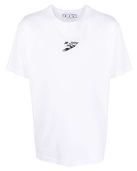 Off-White Hands Off Logo Print Cotton T Shirt