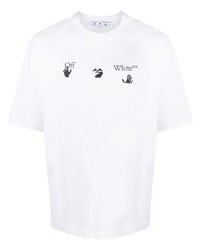 Off-White Hands Off Print Cotton T Shirt