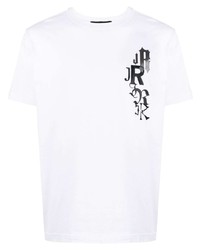 John Richmond Harold Logo Print Cotton T Shirt