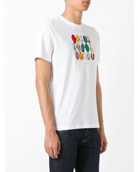 Ps By Paul Smith Hat Print T Shirt