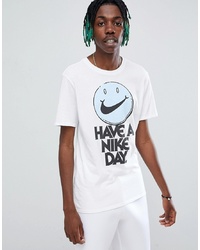 Nike Have A Nice Day Logo T Shirt In White 911903 100