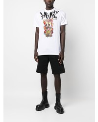 Philipp Plein Hawaii Gem Print T Shirt