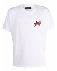 Amiri Heart Logo Print Cotton T Shirt