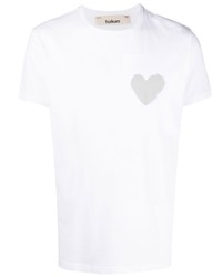 Haikure Heart Print Detail T Shirt