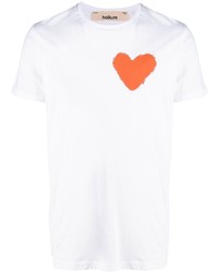 Haikure Heart Print T Shirt