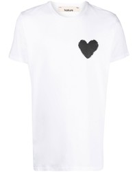 Haikure Heart Print T Shirt