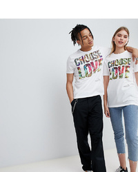 ASOS DESIGN Help Refugees Choose Love X Wilderness Festival Organic Cotton T Shirt