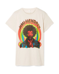 MadeWorn Hendrix Printed Cotton Jersey T Shirt