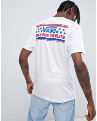 Vans Heritage T Shirt With Back Print In White