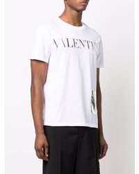 Valentino High Shine Logo T Shirt