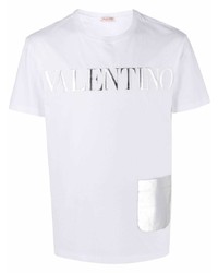Valentino High Shine Logo T Shirt