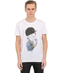 Hip Hop Printed Cotton T Shirt