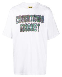 Chinatown Market Hippie Print Cotton T Shirt