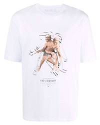 Neil Barrett Hybrid Graphic Print T Shirt