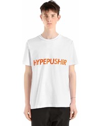 Hypepusher Print Cotton Jersey T Shirt