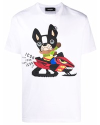 DSQUARED2 Icon Graphic Print Short Sleeve T Shirt