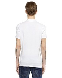 DSQUARED2 Icon Mouth Printed Cotton T Shirt