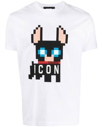 DSQUARED2 Icon Pixel Print T Shirt