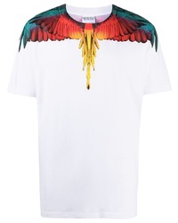 Marcelo Burlon County of Milan Icon Wings Regular T Shirt White Red