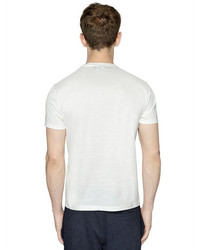 Emporio Armani Identity Printed Cotton Jersey T Shirt