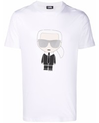 Karl Lagerfeld Ikonik Round Neck T Shirt