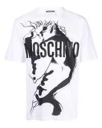 Moschino Illustration Logo Print T Shirt