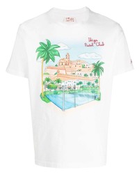 MC2 Saint Barth Illustration Print Cotton T Shirt