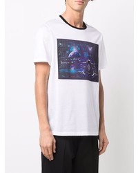 Billionaire In The Space Print Cotton T Shirt