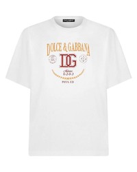 Dolce & Gabbana Interlock Logo Print T Shirt