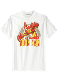 Mighty Fine Iron Man Swoop Graphic Print T Shirt