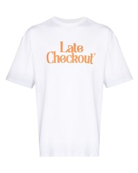 Late Checkout Issa Logo Print T Shirt