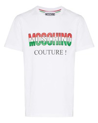 Moschino Italy Logo Cotton T Shirt