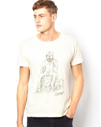 Jack & Jones T Shirt With Sketch Print