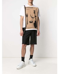 Junya Watanabe Jasper Morrison Print Cotton T Shirt