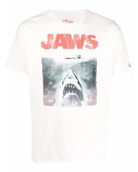 MC2 Saint Barth Jaws Print Cotton T Shirt