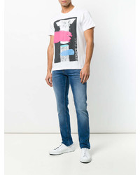 Versace Jeans Printed Logo T Shirt
