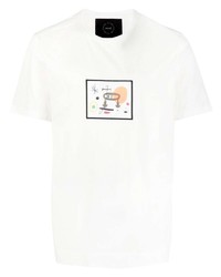 Limitato Jene Jamais Abstract Print T Shirt