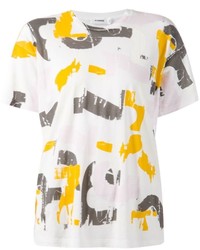 Jil Sander Abstract Print T Shirt