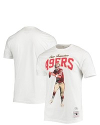 Mitchell & Ness Joe Montana San Francisco 49ers White 75th Anniversary Player Graphics T Shirt At Nordstrom
