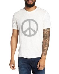 John Varvatos Star USA John Varvatos Peace Applique T Shirt