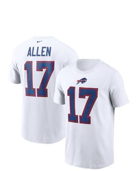 Nike Josh Allen White Buffalo Bills Name Number T Shirt At Nordstrom