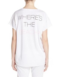 Junk Food Clothing Junkfood Wheres The Beach Front Graphic Tee