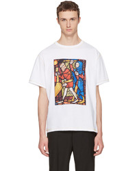 J.W.Anderson Jw Anderson White Stain Glass T Shirt