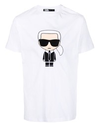 Karl Lagerfeld Karl Print Cotton T Shirt