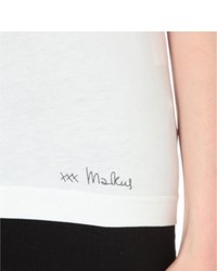 Markus Lupfer Kate Lip Print Cotton Jersey T Shirt
